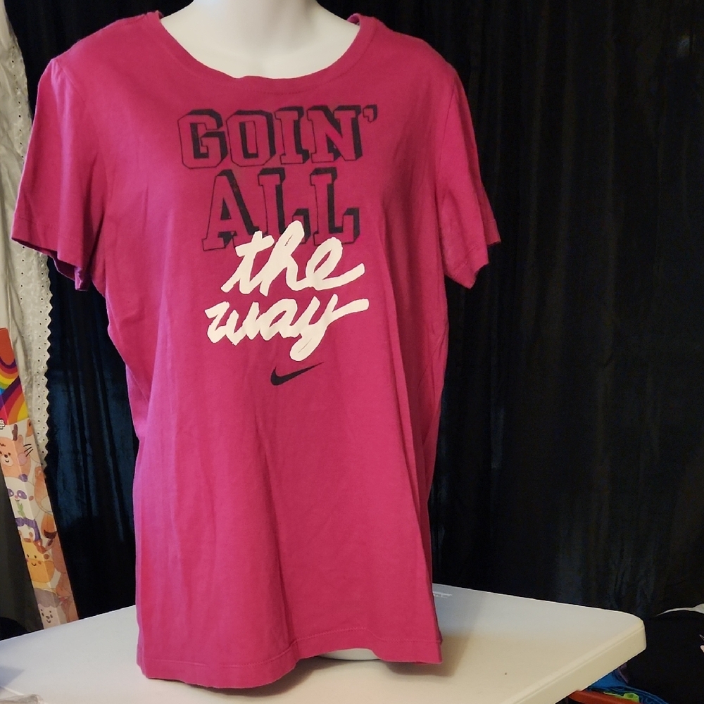 Nike Pink Slim Fit Tee